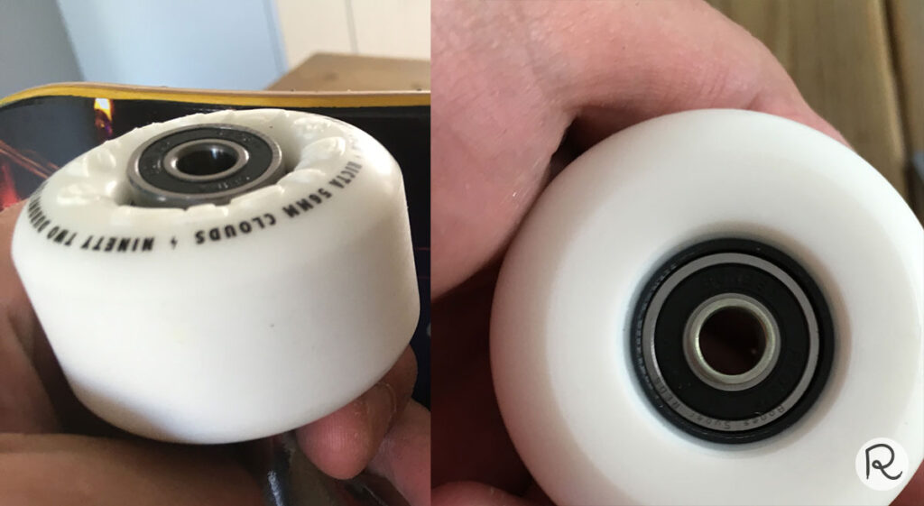 aligned vs misaligned bearing skateboard wheel